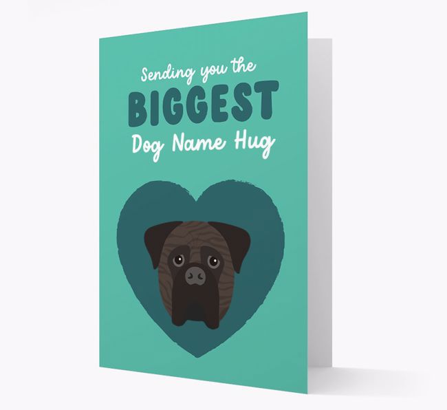 Biggest Hug: Personalised {breedFullName} Card